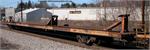 89' 4" Flat Car with Trailer Hitch