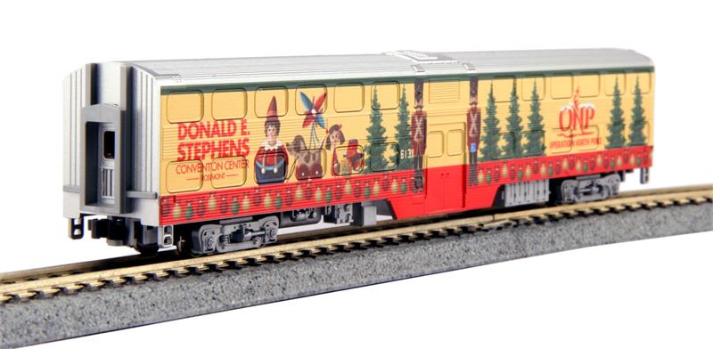 KATO 106-2015 N Scale Operation North Pole Christmas Train 4 Unit Set for sale online
