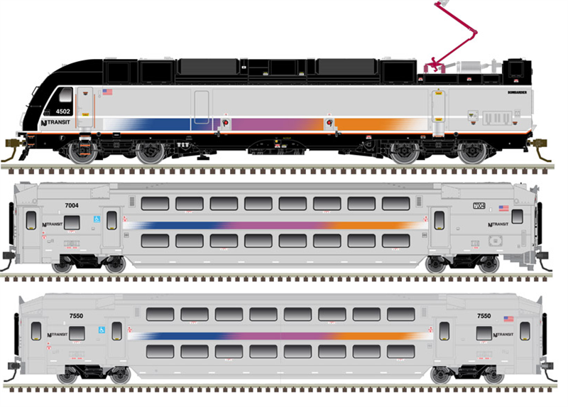 NJ Transit Modern Commuter Loco Cab Car 