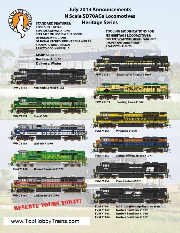 norfolk southern heritage units ho scale