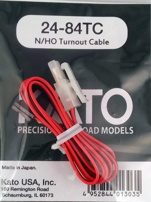 N/HO Scale LOT of 2 KATO UNITRACK 24-84TC Replacement Turnout Cable 