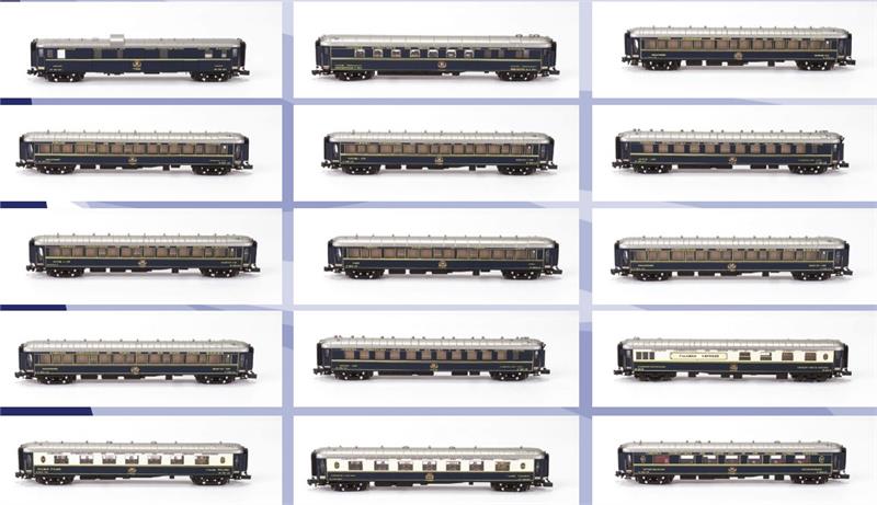 orient express model train set