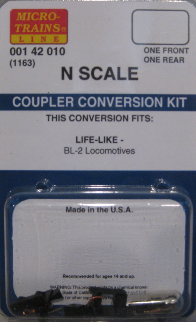 MT1163 Coupler Conversion for Life-Like BL2 Locos (N Scale)