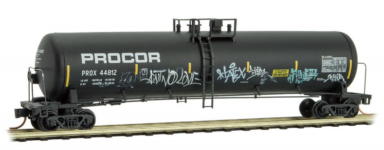 n scale weathered freight cars