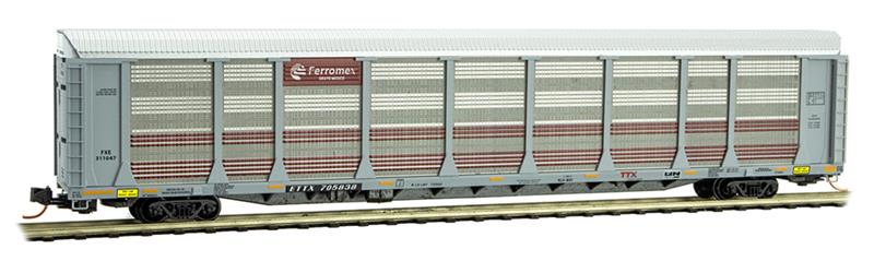 111 00 290 Closed Tri Level Autorack Ferromex Ettx 705838 N Scale