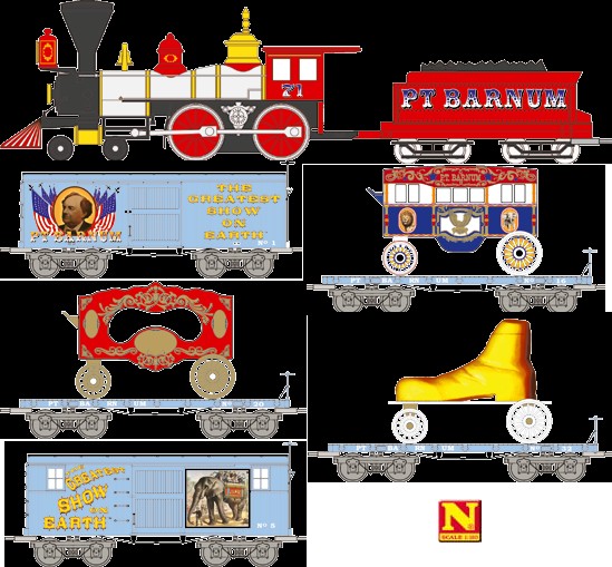Micro-Trains N Scale Circus Set
