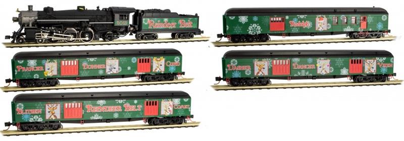 ho scale christmas train cars