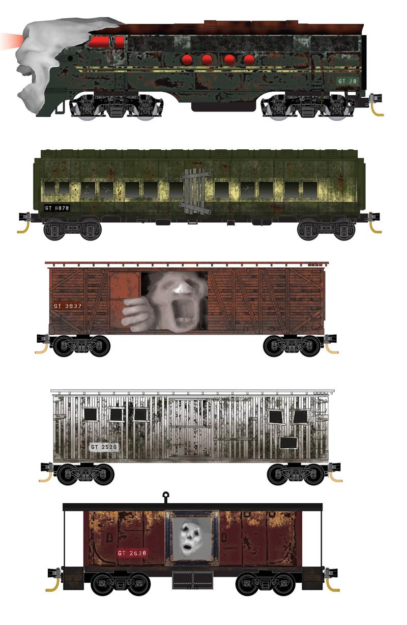 USA Trains R18300 Halloween Scary Bunk Car 1 of 4 Different Ones for sale online 