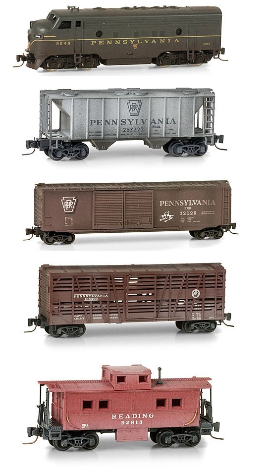 Z Scale 994 01 110 Pennsylvania Weathered Train Set