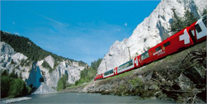 Kato N Scale Glacier Express Set