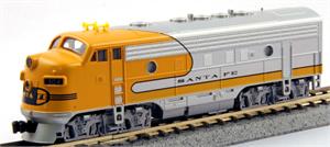 Kato F7 Santa Fe Yellow Bonnet