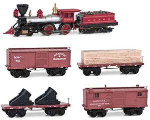bachmann civil war confederate train set