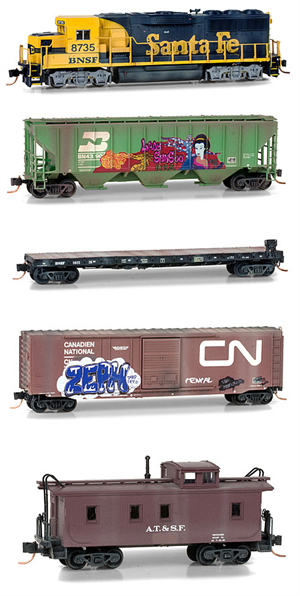 n scale bnsf locomotive