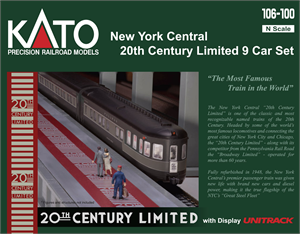 Kato 106-100 NYC 20th Century Limited N Scale