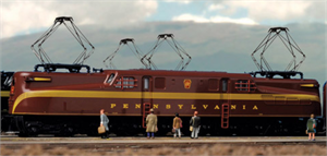 137-2006 N Scale Red GG1 Pennsy