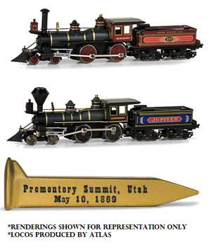 bachmann n scale golden spike train set