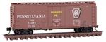 073 00 610 40' standard box car - Pennsylvania Railroad PRR 19492 - N Scale Micro-Trains