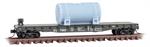 045 00 540 Flat Car with undecorated pressure tank load -Erie Lackawanna