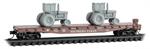  045 00 580 Flat Car Fishbelly side w/load - Southern 51845 - N Scale Micro-Trains