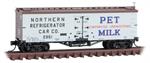 058 00 005 36 wood-sheathed ice reefer - Northern Refrigerator Co 2951 - N Scale