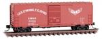 073 00 540 40' standard box car - Gulf, Mobile & Ohio GM&O 53002 - N Scale Micro-Trains