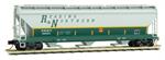 094 00 550 Bay ACF Centerflow Covered Hopper - Reading Northern 9963 - N Scale