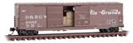 182 00 161 Micro-Trains 50' Double Door Box Car - Denver Rio Grande Western 63315 - N Scale MicroTrains