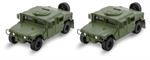 499 45 952 Humvee Olive Drab Built up 2 pack - N Scale MicroTrains