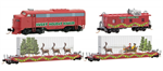 993 21 290 - Husky Holiday Hauler Christmas 2017 Train Set - N Scale